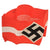 Original German WWII HJ Member Armband with Embroidered Insignia & RZM Tag - RZM A4/468