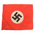 Original German WWII NSDAP National Socialist Small 9 1/8" x 10 3/4" Flag and Set of Three 7 1/2" x 11 1/4" Pennants Original Items
