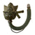 Original U.S. Post-WWII Era Type H-71 A-13 Leather Flying Helmet with Broken MBU-4/P Oxygen Mask