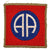 Original U.S. WWII Rare 82nd Airborne Division Shoulder Patch with OD Green Border and Black Back Original Items