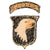 Original U.S. WWII 101st Airborne Division Type 4 Patch with Rocker Original Items