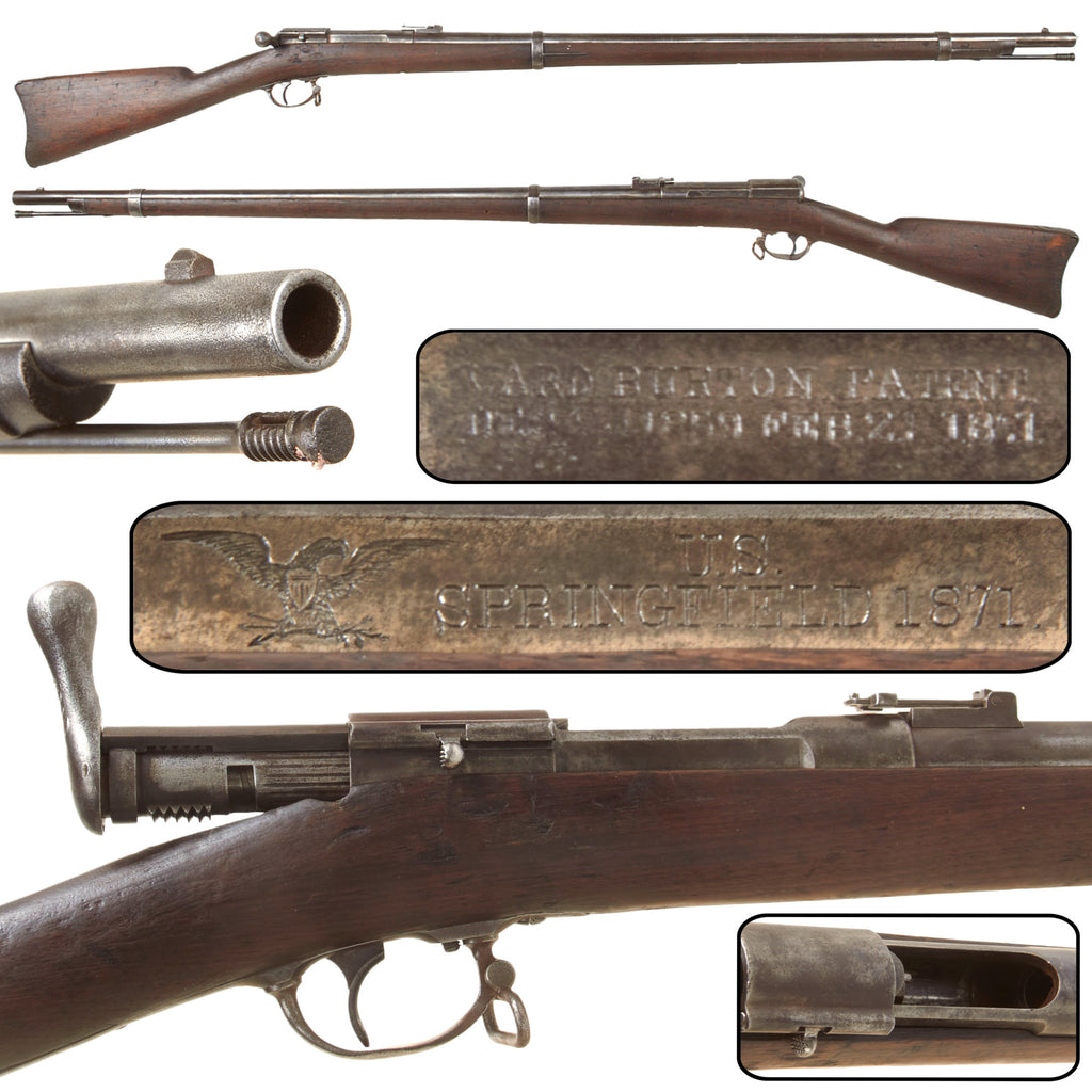 Original U.S. Springfield Model 1871 Ward-Burton .50-70 Government Bolt Action Rifle