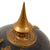 Original Imperial German WWI Prussian Infantry Officer Ersatz Model 1897 Vulcan Fibre Pickelhaube Spiked Helmet by Depaheg Patent Original Items