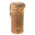 Original German WWII Named Wehrmacht “Long Model” M38 Gas Mask Canister With Afrika Korps Period Applied Desert Camouflage Paint - Ogefr. Böntgen Original Items