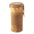 Original German WWII Named Wehrmacht “Long Model” M38 Gas Mask Canister With Afrika Korps Period Applied Desert Camouflage Paint - Ogefr. Böntgen Original Items