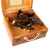Original German WWII German Kriegsmarine Navy Sextant by C. Plath of Hamburg in Wooden Case Original Items