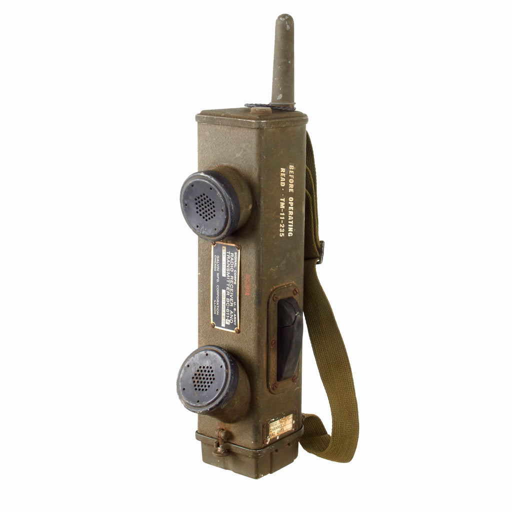 Original U.S. WWII Handie Talkie SCR-536 Radio Transceiver BC-611 -F by Galvin Manufacturing Corporation Original Items