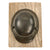Original German WWII Era Army Double Decal Transitional Stahlhelm Steel Helmet Bronze Desk Ornament on Marble Base