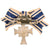 Original German WWII 2nd Class Silver Mother’s Cross Pin by Wilhelm Deumer of Lüdenscheid in LDO Box - Cross of Honor of the German Mother Original Items