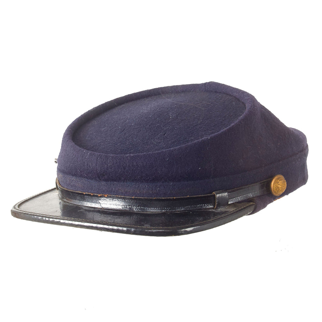 Original U.S. Indian Wars Model 1872 “Sons of the Union Veterans of the Civil War” Cavalry Issue Chasseur Style Pattern Kepi - Size 7 1/4 Original Items