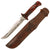 Original U.S. WWII Cut Down M1913 “Patton” Saber Fighting Knife by the Anderson Knife Company of Glendale, California with Leather Sheath & Bowie Style Blade Original Items