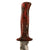 Original U.S. WWII Cut Down M1913 “Patton” Saber Fighting Knife by the Anderson Knife Company of Glendale, California with Leather Sheath & Bowie Style Blade Original Items
