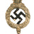 Original German WWII NSDAP National Socialist Party First Pattern Flag Pole Finial "Topper" - Plated Nickel Silver Original Items