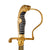 Original German WWII Heer Army Officer Lion Head Sword by Lauterjung & Sohn PUMA with Steel Scabbard Original Items
