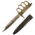 Original U.S. WWI Navy Commander Named Model 1918 Mark I Trench Knife by L. F. & C. with Matching Steel Scabbard & Au Lion Hilt - Commander Hugo Isak Cairen Original Items