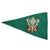 Original German WWII Deutsche Jägerschaft German Hunting Society Vehicle Staff Car Pennant Flag - 7 1/4" x 12" Original Items