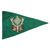 Original German WWII Deutsche Jägerschaft German Hunting Society Vehicle Staff Car Pennant Flag - 7 1/4" x 12" Original Items