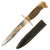 Original Italian WWII Fascist Youth GIL Cadet Dagger with Wood Grip and Oilcloth Sheath Original Items