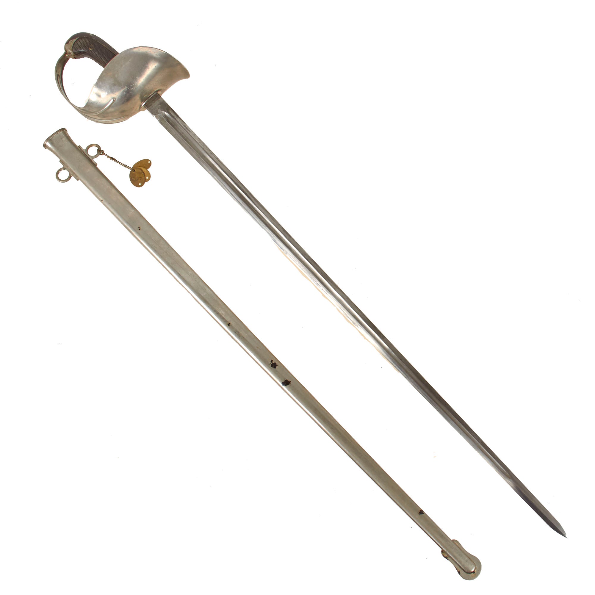 Original U.S. WWI Unit-Tagged Model 1913 Cavalry Saber Patton Sword by ...