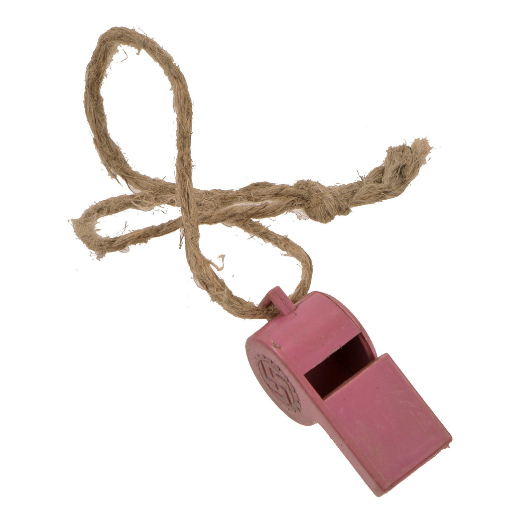 DRAFT Original German WWII RZM NSDAP Celluloid Whistle with RZM Stamp & Lanyard (Copy) Original Items