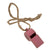 DRAFT Original German WWII RZM NSDAP Celluloid Whistle with RZM Stamp & Lanyard (Copy) Original Items