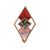 Original German WWII HJ Enamel Cap Badge Insignia by Frank & Reif of Stuttgart with HJ Stamp Card - RZM M1/102 Original Items
