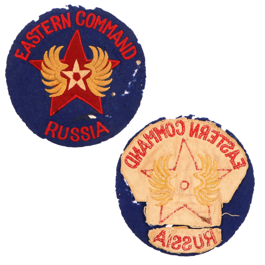 Original U.S. WWII Extremely Rare Eastern Command Russia Ferry Command to the Soviet Union Patch Worn During Operation Frantic Original Items