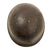 Original WWII Japanese Special Naval Landing Forces (SNLF) Helmet Shell with Metal Badge Insignia Original Items