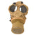 Original U.S. WWI Experimental Navy M1917 Mark I Gas Mask in Canister - Mouth Canister Type - Rare Original Items