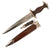 Original German Early WWII SA Dagger by Rare Maker Gebrüder Becker of Solingen with Later Scabbard and Hanger Original Items