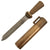 Original German WWII Kriegsmarine Navy Diver's Knife with Great KM Proof Stamps & Scabbard Original Items