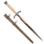 Original German WWII Miniature Salesman's Sample Army Heer Officer Dagger by Carl Julius Krebs with Scabbard