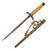 Original German WWII Miniature Salesman's Sample Army Heer Officer Dagger with Scabbard and Portepee Original Items