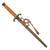 Original German WWII Miniature Salesman's Sample Army Heer Officer Dagger with Scabbard and Portepee Original Items