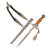 Original WWII German 2nd Model Luftwaffe Dagger by ALCOSO of Solingen with Scabbard, Hanger, and Portepee - circa 1939 Original Items