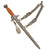 Original WWII German 2nd Model Luftwaffe Dagger by ALCOSO of Solingen with Scabbard, Hanger, and Portepee - circa 1939 Original Items
