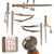 Original WWII German 2nd Model Luftwaffe Dagger by ALCOSO of Solingen with Scabbard, Hanger, and Portepee - circa 1939 Original Items