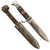 Original German WWII Transitional HJ Knife by Rare Maker Carl Wüsthof of Solingen with Scabbard - RZM M7/112 Original Items