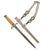 Original German WWII Heer Army Officer Dagger with Scabbard and Hanger - Unmarked Blade Original Items