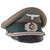 Original German WWII Named Heer Army Artillery Officer Schirmmütze Visor Crush Cap by EREL Extra - Double Marked Original Items