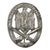 Original German WWII Silver Grade General Assault Badge - Unmarked Scoop Back