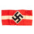 Original German WWII HJ Member Armband with Embroidered Insignia & RZM Tag - RZM A4/89 Original Items
