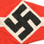 Original German WWII Small Size HJ National Youth Organization Pennant with Multi-piece Insignia - 5 5/8" x 8 3/4" Original Items