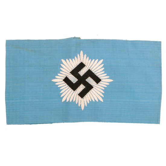 Original German WWII 2nd Pattern Reichsluftschutzbund (RLB) Armband - National Air Raid Protection League Original Items