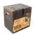 Original German WWII 10.5cm leFH 18 Light Field Howitzer Propellent Crate with Four Steel Canisters - Dated 1944 Original Items