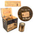 Original German WWII 10.5cm leFH 18 Light Field Howitzer Propellent Crate with Four Steel Canisters - Dated 1944 Original Items
