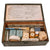 Original German WWII Luftschutz Verbandkasten Medic First Aid Set in Feldgrau Steel Chest with WWII Dated Contents - Dated 1938 Original Items
