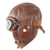 Original Imperial Japanese WWII Army Air Service Summer Flight Helmet & Velvet-Lined Goggles