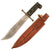 Original U.S. WWII Collins & Co. Legitimus No.18 Machete V44 Knife with Horn Handle Original Items