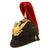 Original U.S. Indian Wars 3rd Pattern 1881 Federal Artillery Parade Helmet With Red Plume by Ridabock & Co.